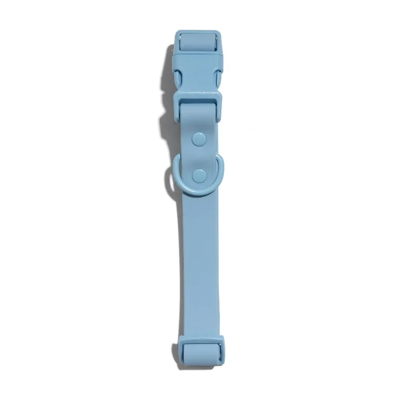 Water Resistant Blue Dog Collar for Small Pets