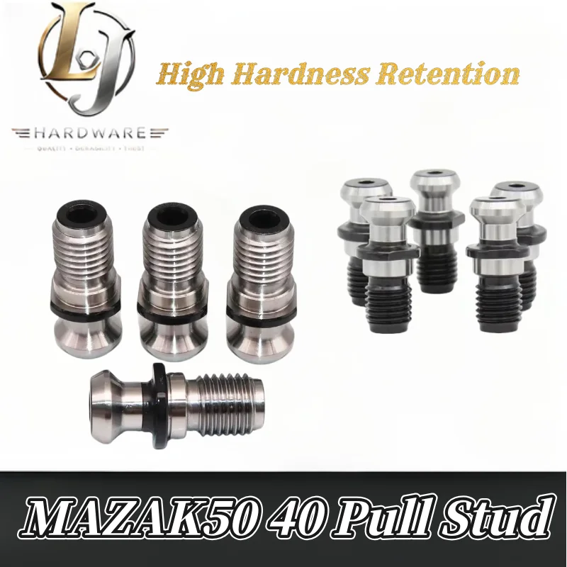 1pc/5pcs/10pcs High Hardness MAZAK40 MAZAK50 Pull Stud Retention Knob Alloy Steel CNC Milling Tool Holder Bolt