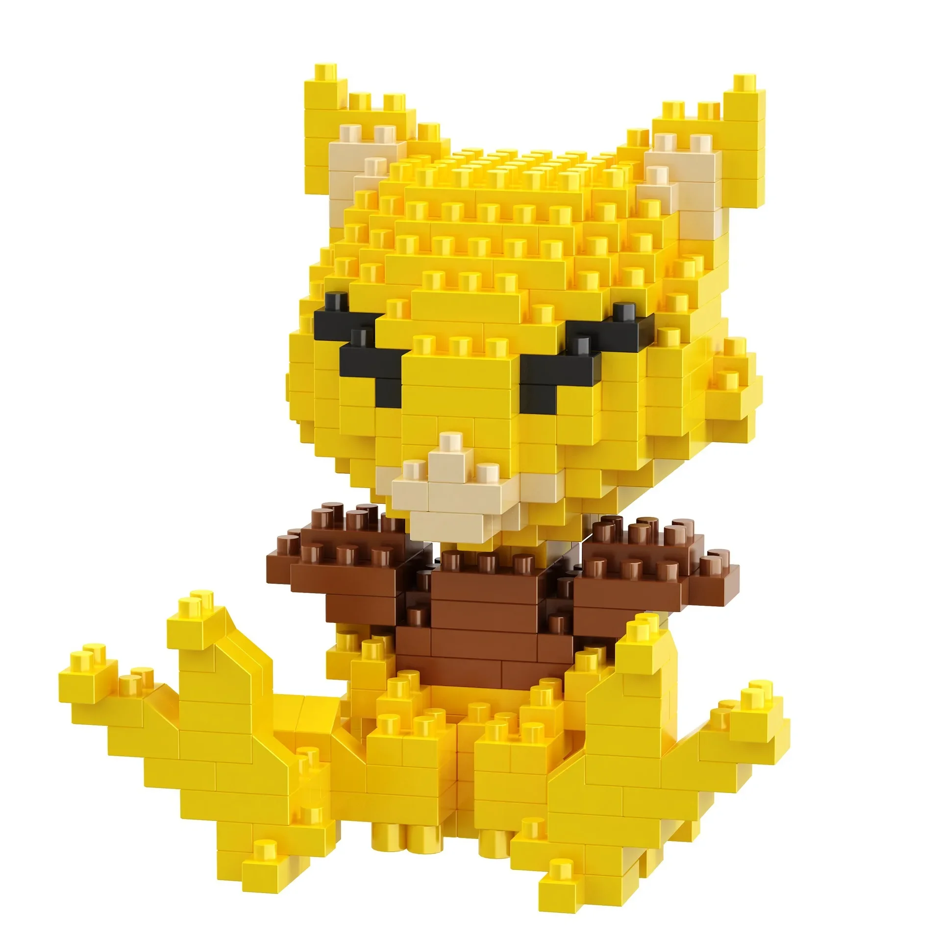 DIY Pokemon Blöcke kleine Cartoon Mini Baustein Pikachu Charizard Eevee Mewtwo Anime montieren Action-Modell Puppen Spielzeug