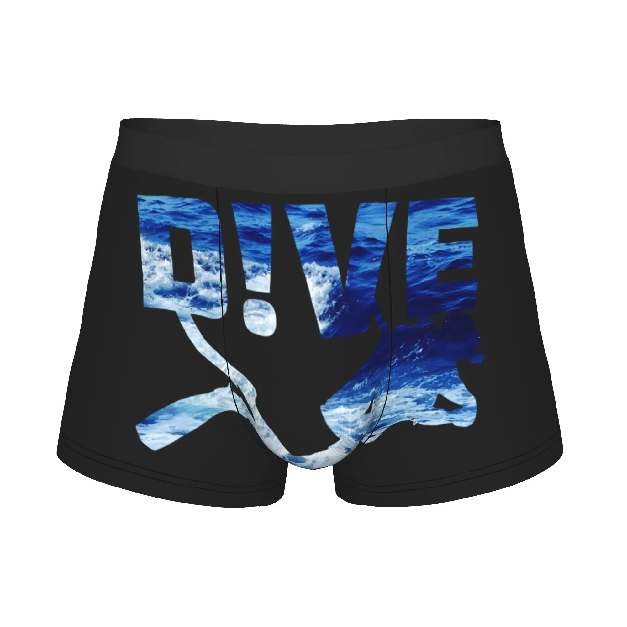 Male Funny Dive Scuba Diving Underwear Diver Boxer Briefs Breathable Shorts Panties Underpants