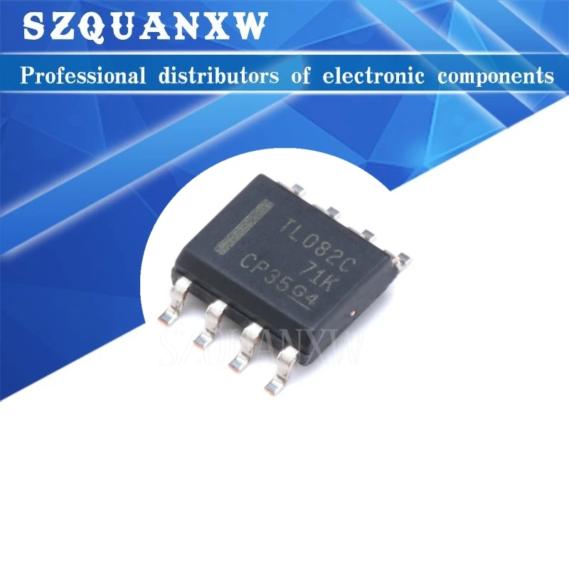 10PCS TL082CDR SOP-8 TL082C SOP TL082 082CDR SOP8 SMD TL082CDT