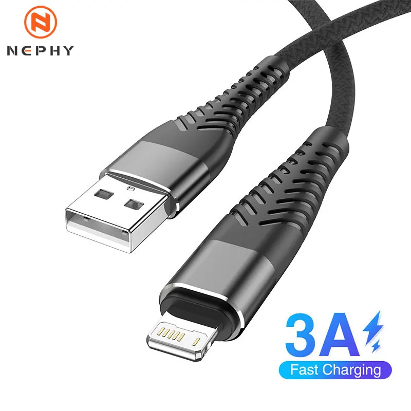 3A Fast Charging USB Charger Cable For iPhone 11 12 13 14 Pro Max Xs X 5 SE 6 S 7 8 Plus iPad Origin 3m Lead Data Cord Long Wire