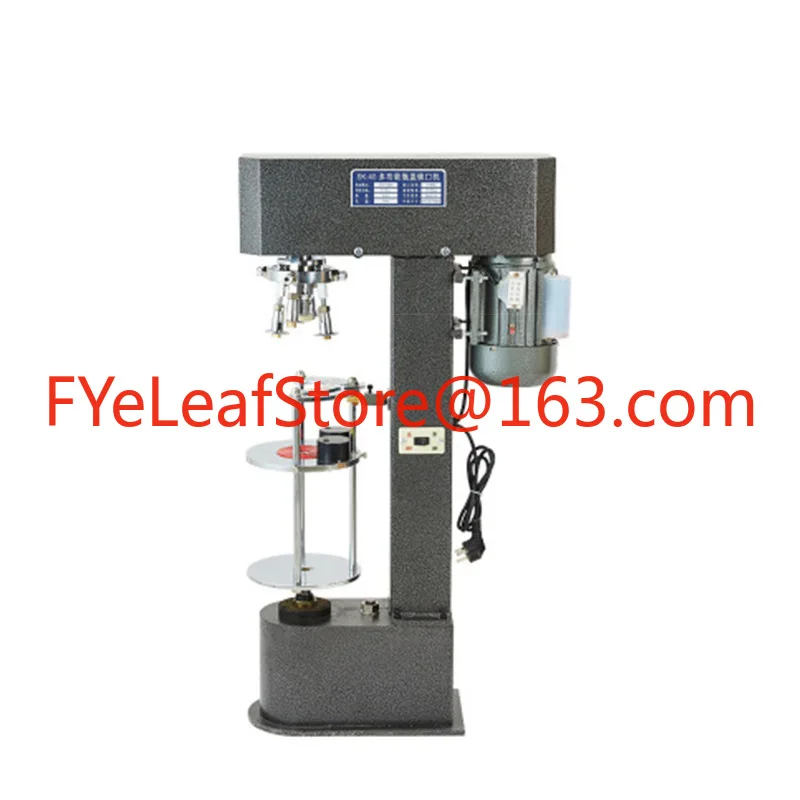 SY-SK40 Semi Automatic Electric Sealing Cap Hand-feeding Plastic Metal Cover Dual-use Multi-functional  Locking Machine