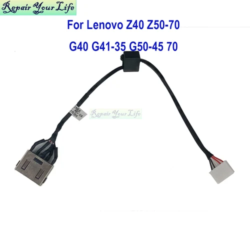 Cable de alimentación CC para portátil Lenovo IdeaPad G50 Z40-70 Z50-70 Z50-75 Z50-80 G40-45 G50-30 G40-30 G41-35 G51-35 DC30100LG00