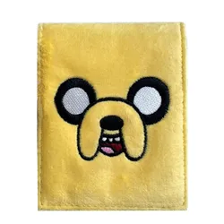 New Cute Adventure Time Finn and Jake Kids Children PU Short Fold Wallets Coin Purses Card Holder For Women