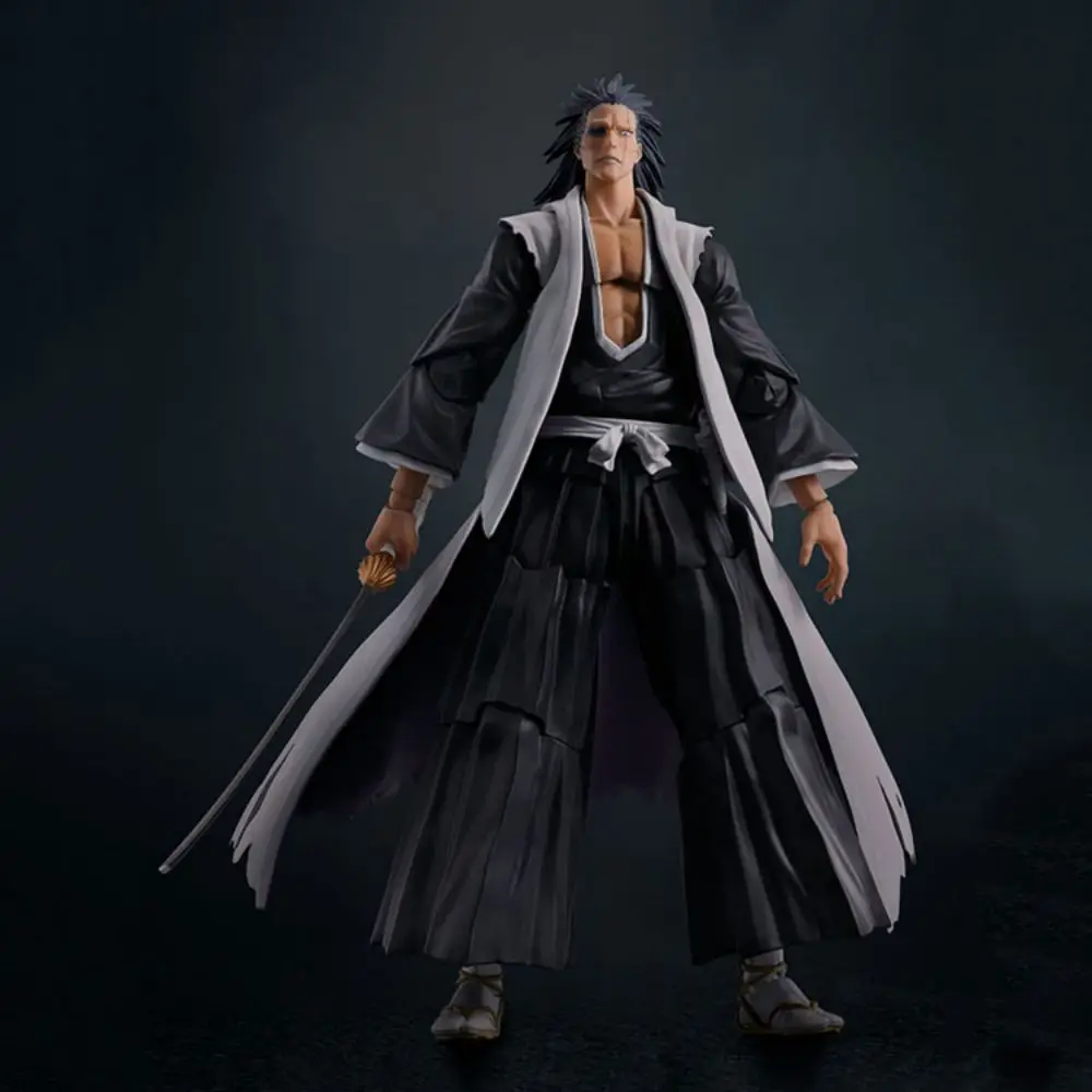 In Stock Original BANDAI SHF BLEACH Thousand-Year Blood War Zaraki Kenpachi PVC Anime Figure Action Figures Model Toys