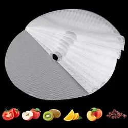 Dehydrator Silicone Dryer Food Sheets Round Liner Fruit Pads Sheet Mat Pad Machine Mats Jerky Steamer Paper Steam Mesh Non Stick