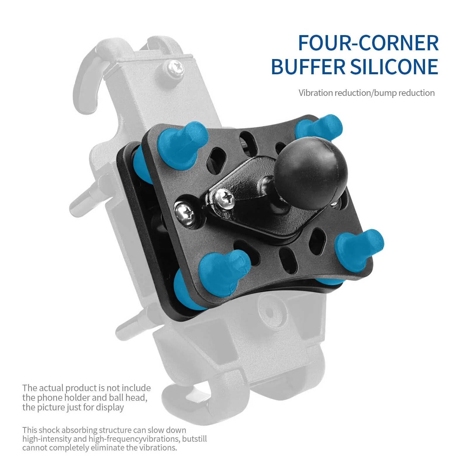

Кронштейн для телефона, термостойкий профессиональный держатель для мобильного телефона, амортизатор, прочный, устойчивый, антивибрационный для квадроцикла