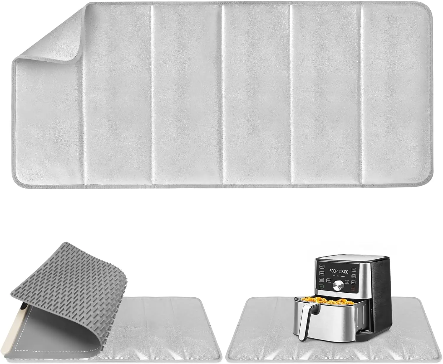 

Heat-resistant Mat for Food Warming Mats - 35.4×15.4 inch Tables Protected, Up to 50% Temperature Block, Foldable and Space