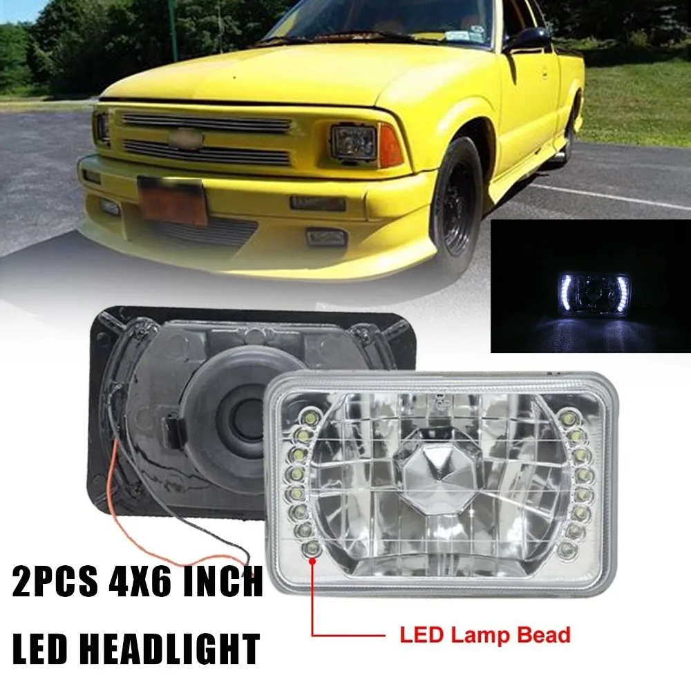 

Фары герметичные 4x6 дюймов, 2 шт., подходят для Chevrolet S10 1995-1997, пара