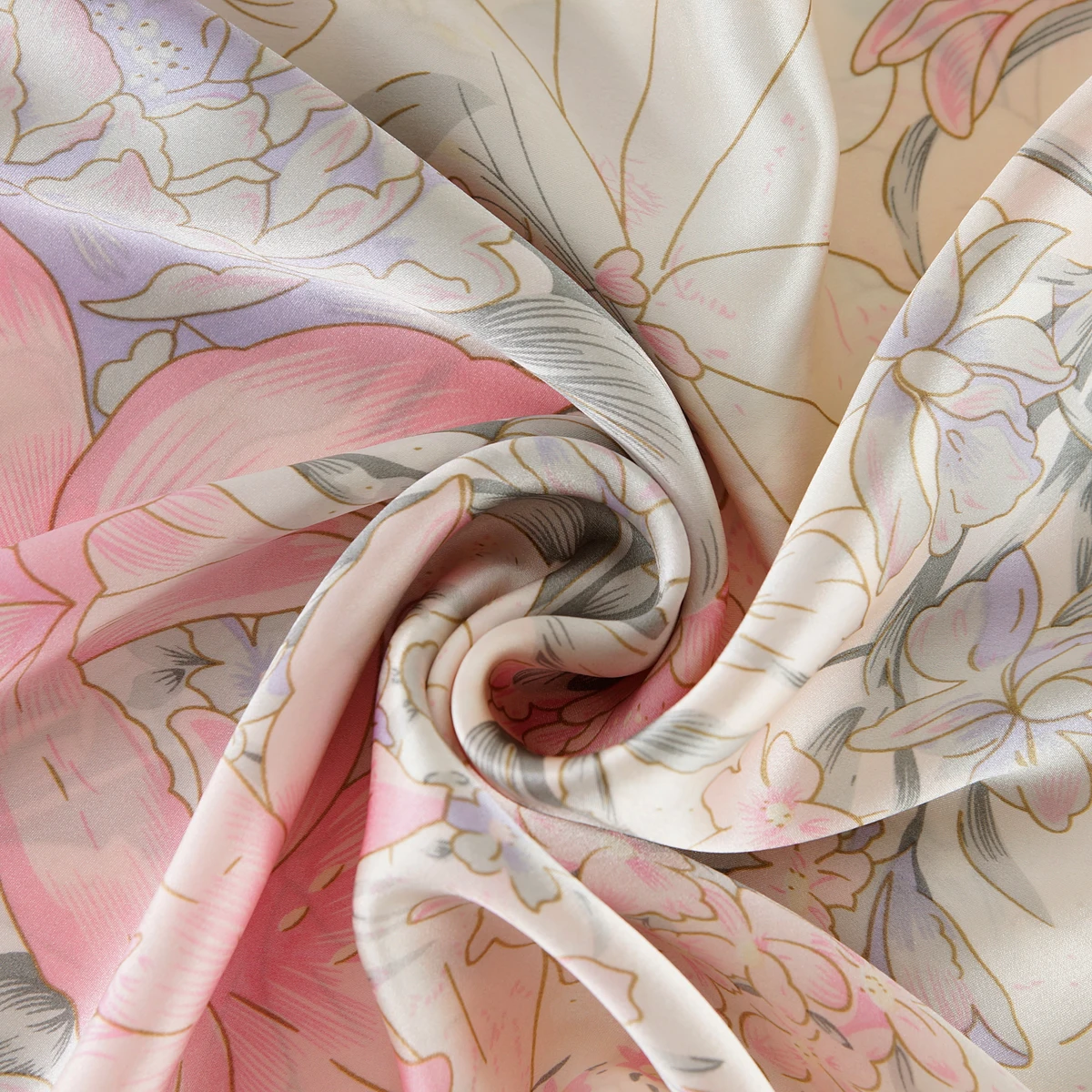 1 Pair 100% Nature Silk Pillowcase Soft Oxford Pillowcase with Envelope for Skin Care High Quality