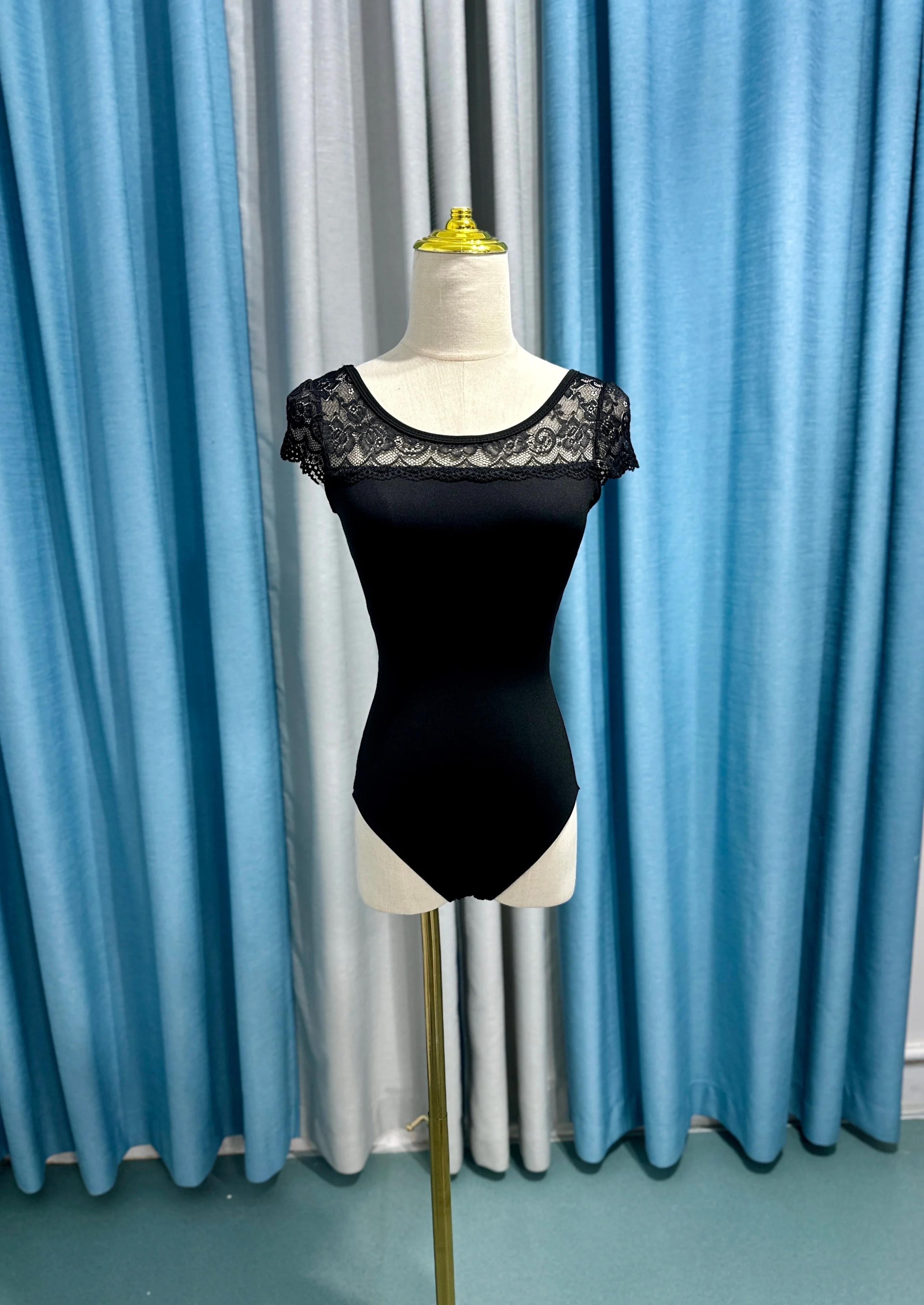 Ballett Trikot Frauen neue Yoga Trikot elegante Spitze Ballett Tanz Overall Dame tägliche Praxis Ballett Tanz kleidung – Detail 13