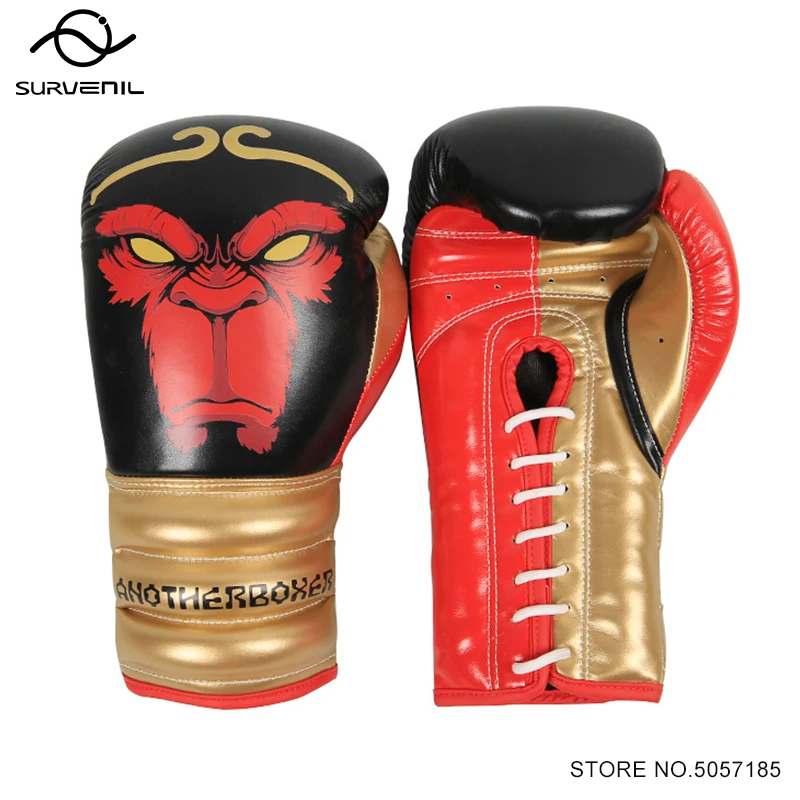 

10/12/14oz Boxing Gloves PU Leather Professional Muay Thai MMA Kickboxing Glove Adults Sandbag Punch Training Gloves Equipment