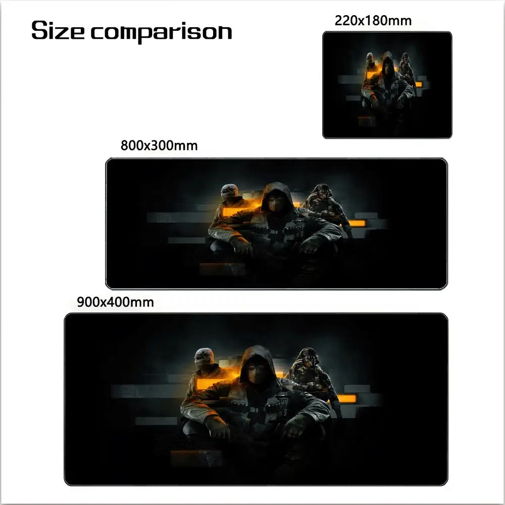 Game C-Call of Duty Black Ops 6 Mouse Pad Office Large Small Computer PC Keyboard Rubber Game Anti-Slip Mice Mat Big 900x400mm