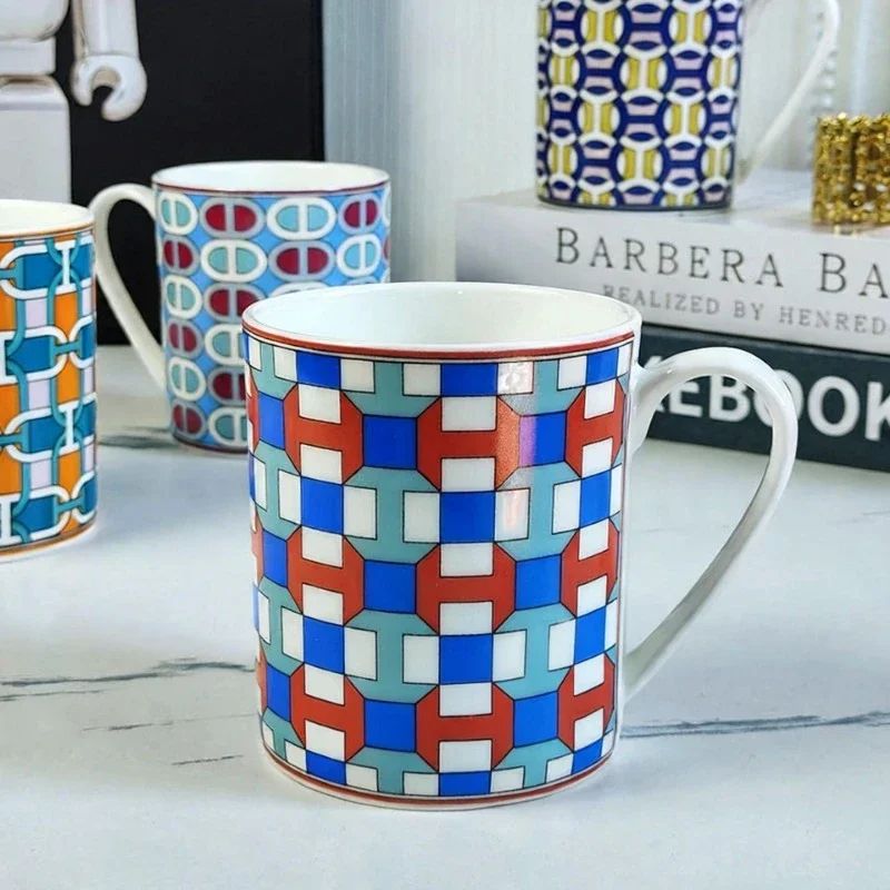 Personality Trend Simple Mug Ceramic Men's And Women's Milk Household Gift Water Cup Office Tea Cup