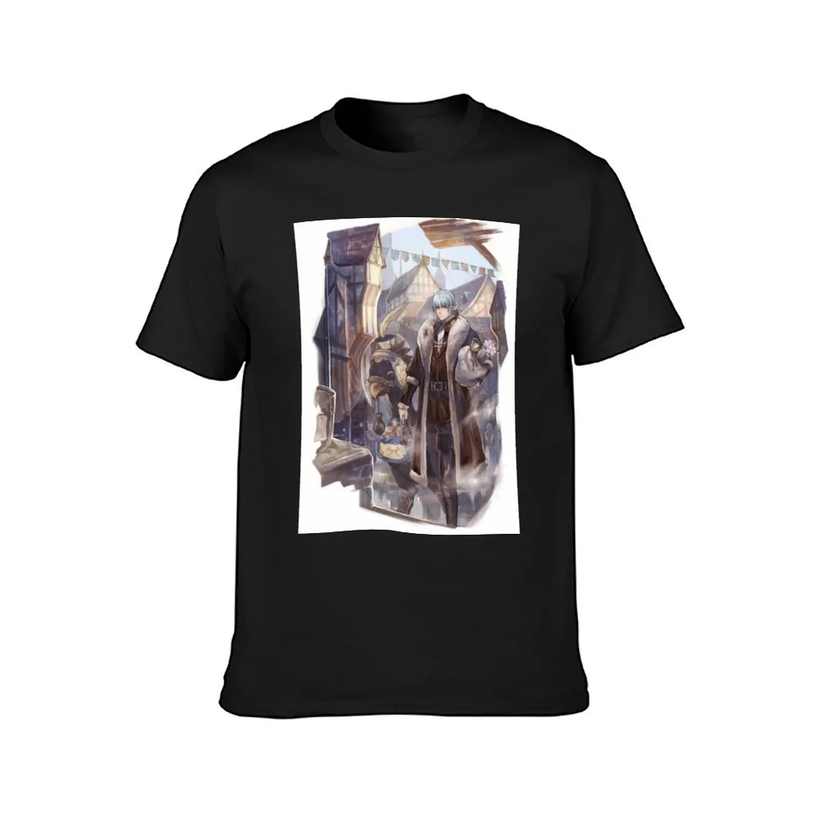 Lord Haurchefant T-Shirt tops heavyweights anime new edition Men's t-shirts