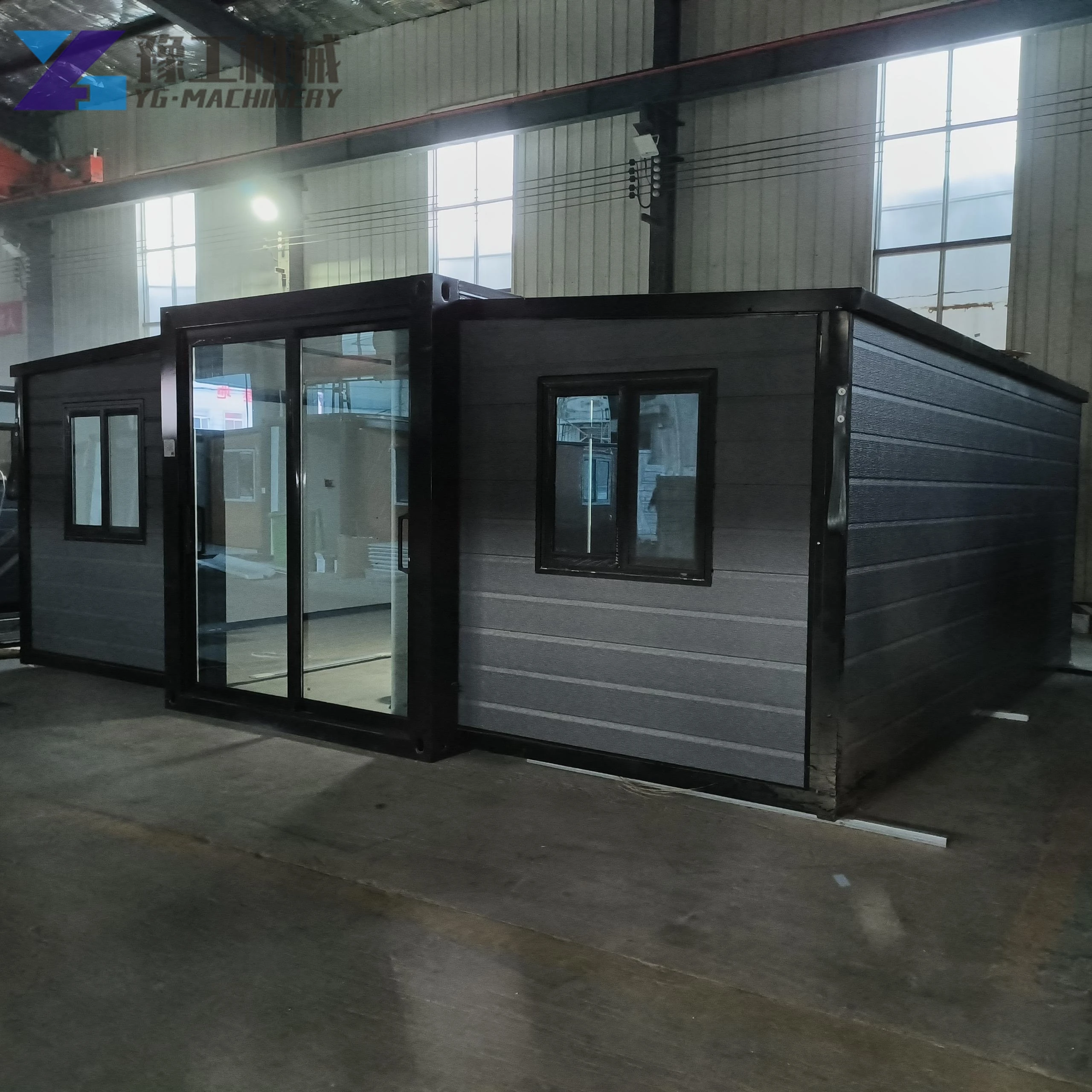 YG Hot Sale Steel Structure Gable Roof 3 Bedroom House Tiny Container Homes Prefab Houses