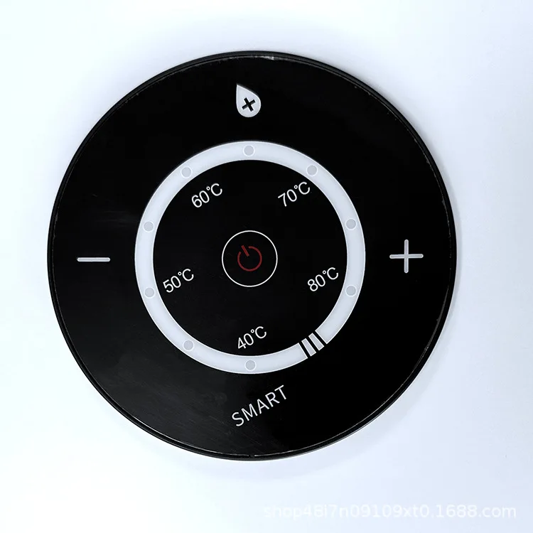 Ultra-thin shower, bath, water storage digital display, double bile flat bucket household electric water heater