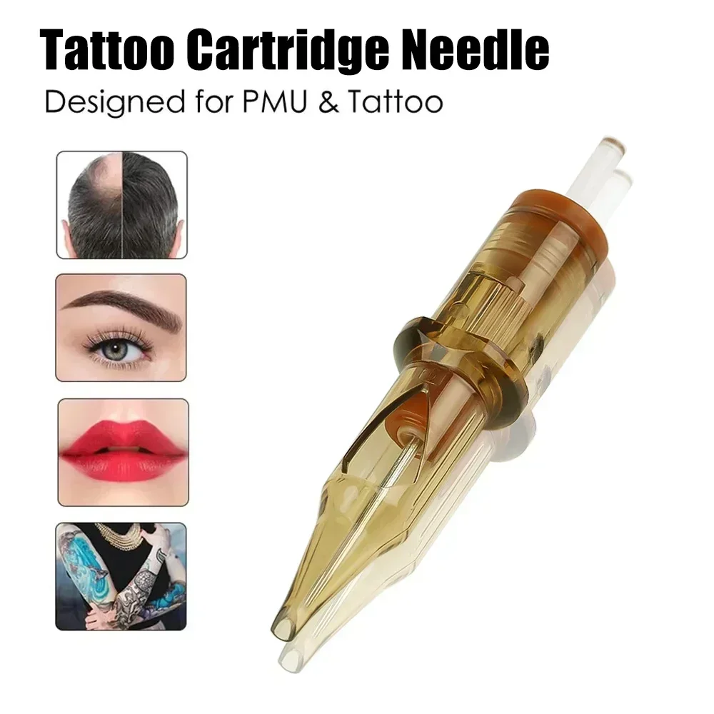 5/10/20pcs Tattoo Cartridge Needles Round Liner Disposable Sterilized Safety 1203RL Permanent Makeup Eyebrow Liner Tattoo Needle