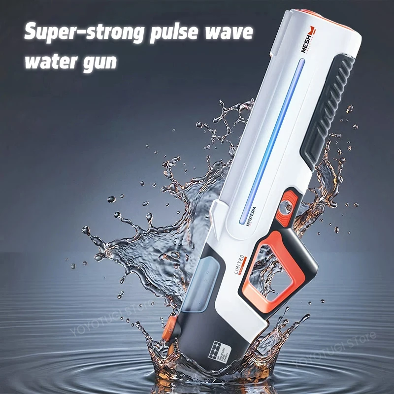 Pistolet à eau électrique Pulse Glare, jouet à aspiration automatique, grande capacité, haute pression, puissant, jouet aquatique pour adultes, cadeau
