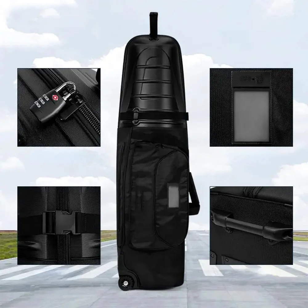 Obrázek 5: Hard-shell silon cestovní golf pytle | elegantní nový design letectví | sturdy golf klub pytle a úložný pouch pro letecká společnost cestovní