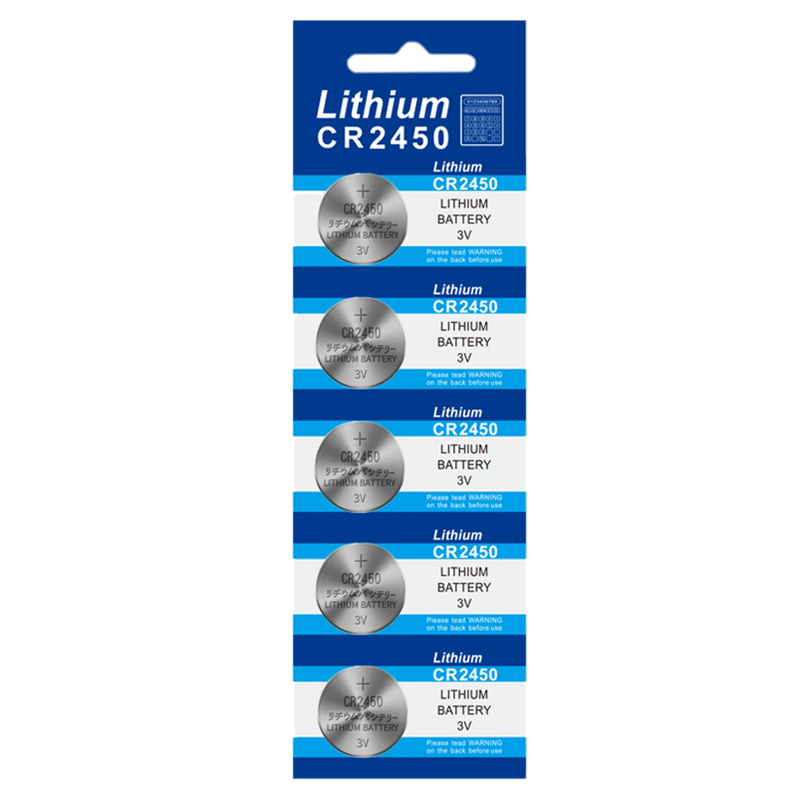 CR2450 3V Lithium Coin Cell Battery 5‑50Pcs for BMW Key Fob LED Candle Digital Scale Thermometer