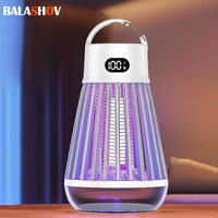 Electric Shock Mosquito Killer UV Light USB Mute Trap Flies Bug Zapper Lamp Camping Anti Mosquito Light for Home Bedroom