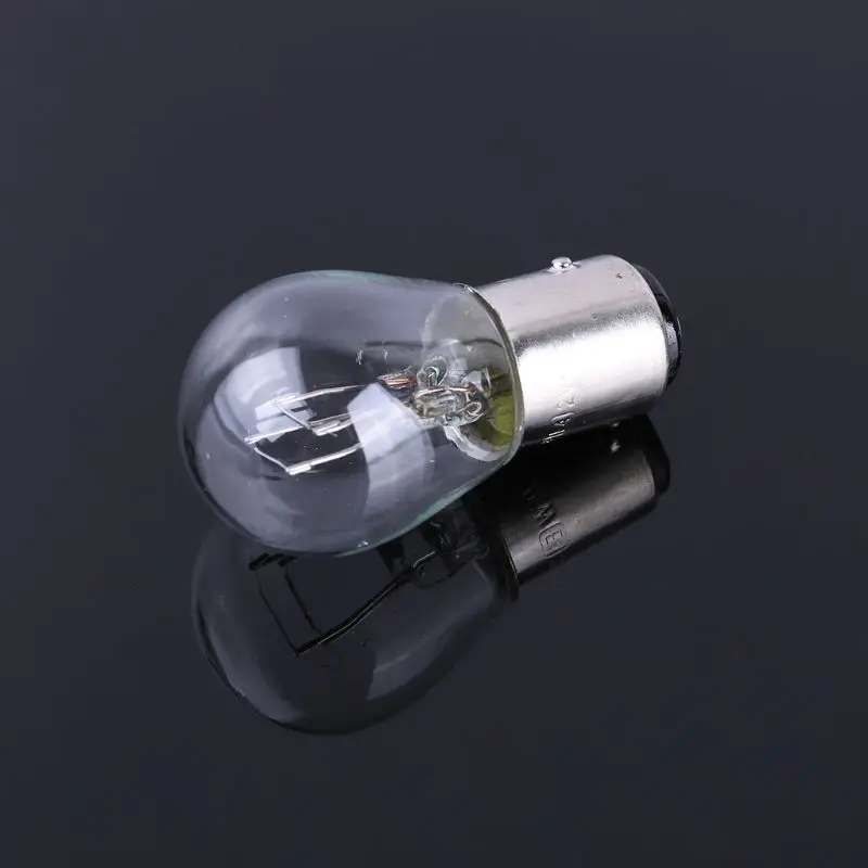 2 قطعة BAY15D 1157 P21/5W S25 12V سيارة واضح الزجاج مصباح الفرامل الذيل لمبة سيارة مؤشر الهالوجين مصباح توقف الفرامل لمبات 12v