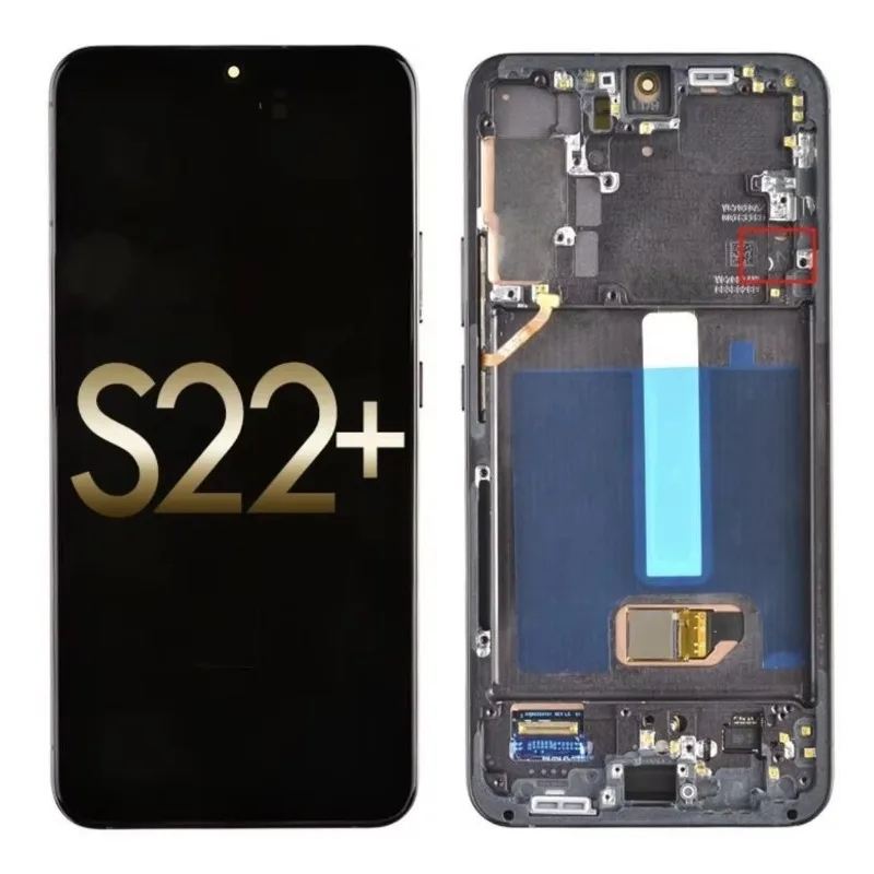 LCD Display Assembly Repair Parts For Samsung Galaxy S22plus SM S906B Fingerprint Free Replacement Screen