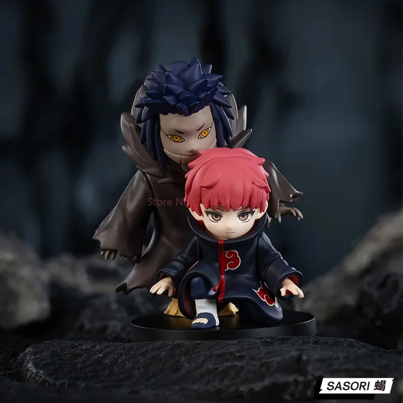 ناروتو الحرب العظمى Akatsuki صندوق أعمى ShippūDen سلسلة Itachi Obito Uchiha Pein صندوق أعمى الشكل زخرفة الرسوم المتحركة لعبة مجسمة Gif