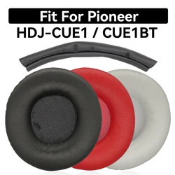 Nút Tai Nghe Bằng Cho Tiên Phong HDJ-CUE1 HDJ-CUE1BT CUE1 CUE1BT Tai Nghe Thay Thế Tai Nghe Tai Miếng Lót Da PU Xốp Bọt Biển