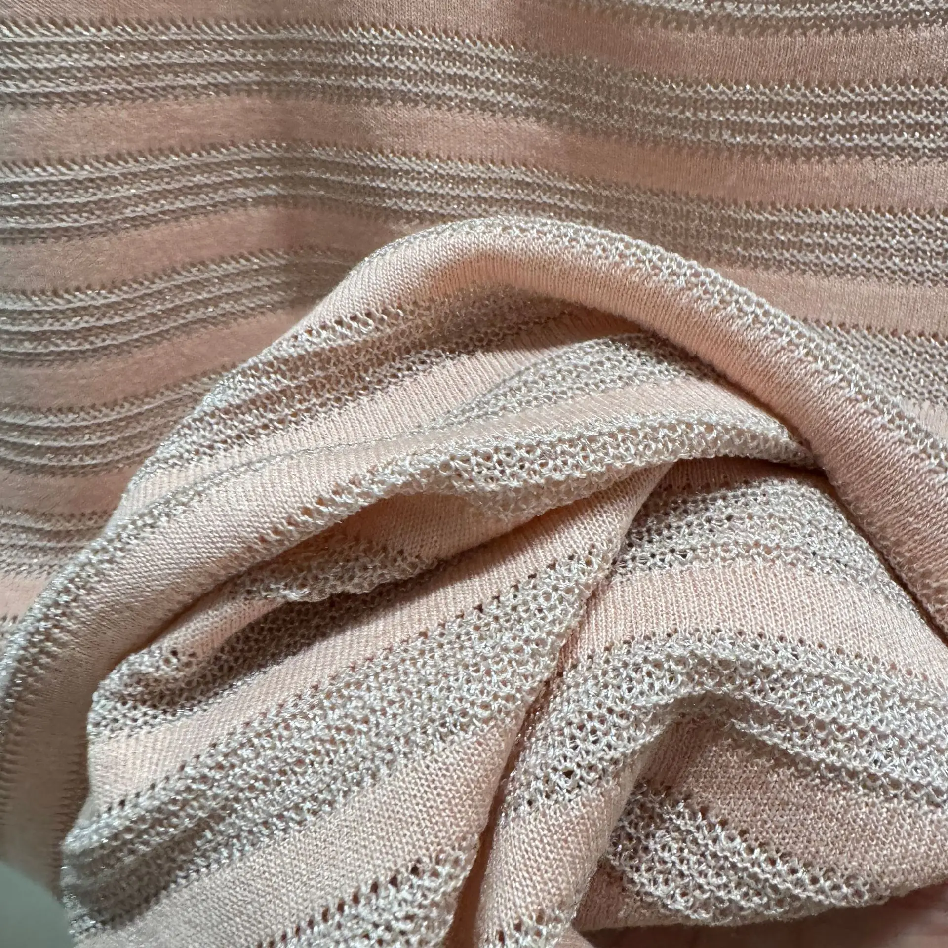 Linen Sleeveless Knitted Vest For Women, New Spring/Summer Style, Thin Striped Round Neck Sequined Base Layer Top.