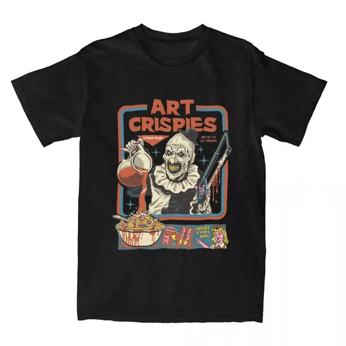 

2025 Summer New Printed Skull Cotton T-Shirt High Quality Hip Hop Movie Y2K Style Fashion Street Element T-Shirt Large Size