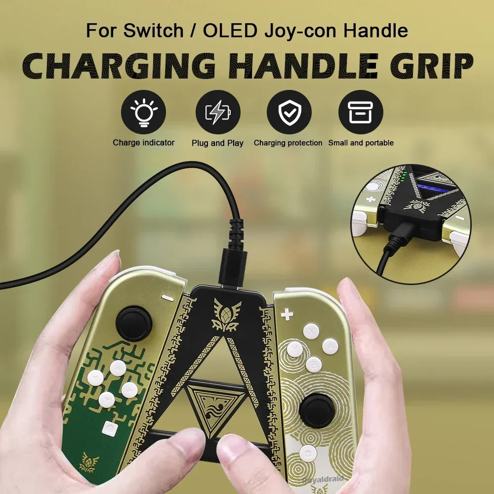 NEW Limited Edition Game Controller Left Right Charging Dock Grip For NA Switch & OLED Joycons Handle Grip Gamepad Charger Stand - view 5