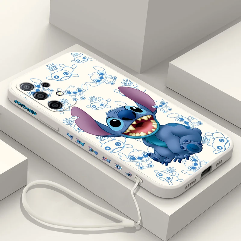 Cute Cartoon Disney Stitchs Phone Case For Xiaomi Mi CC9 13 12T 11 11T Ultra 10 10T 9 9T 9SE 8 Pro Lite 5G Cover With Hand Strap