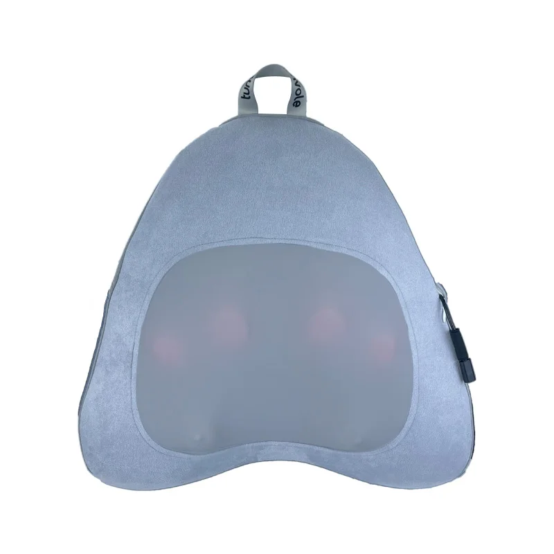 In Stock Convenient Outdoor Office Hotel Vibrator Neck Waist Relax Pillow Massager for Body Health Care Lumber Massage Pillow