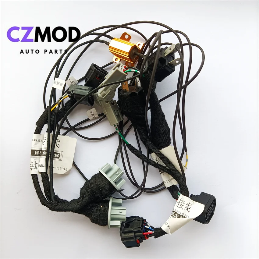 CZMOD Car Headlight Modification Upgrade Special Car Wiring Harness For Honda 15-20 VEZEL From Halogen To LED Plug And Play