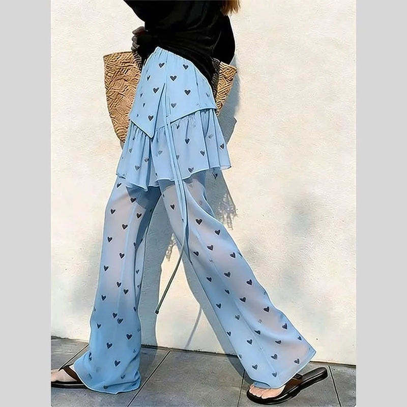 Popular Explosion Unique Super Good-looking Super Fire Casual and Thin Straight Loose Pants Children 2026 Summer New