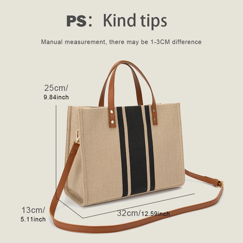 MEDIOW Casual Tote Bag For Women Luxury Designer Handbags And Purse 2023 New In Linen Material Top Handle Crossbody Bags Medium