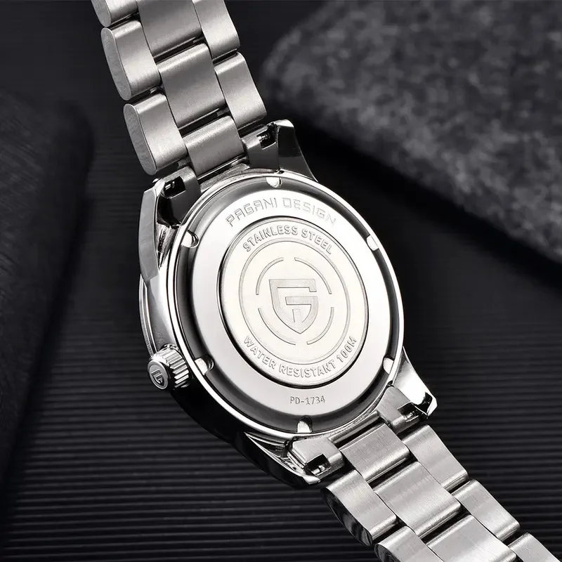 PAGANI DESIGN Top Brand Quartz Watches 40mm Mens Wristwatch Sapphire Glass 10Bar Waterproof Watch Men Gift Reloj Hombre