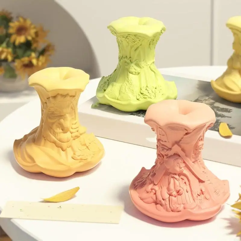 

HXBA DIY Enthusiast's Choice Detailed Princess Apples Charm Silicone Mold For Baking