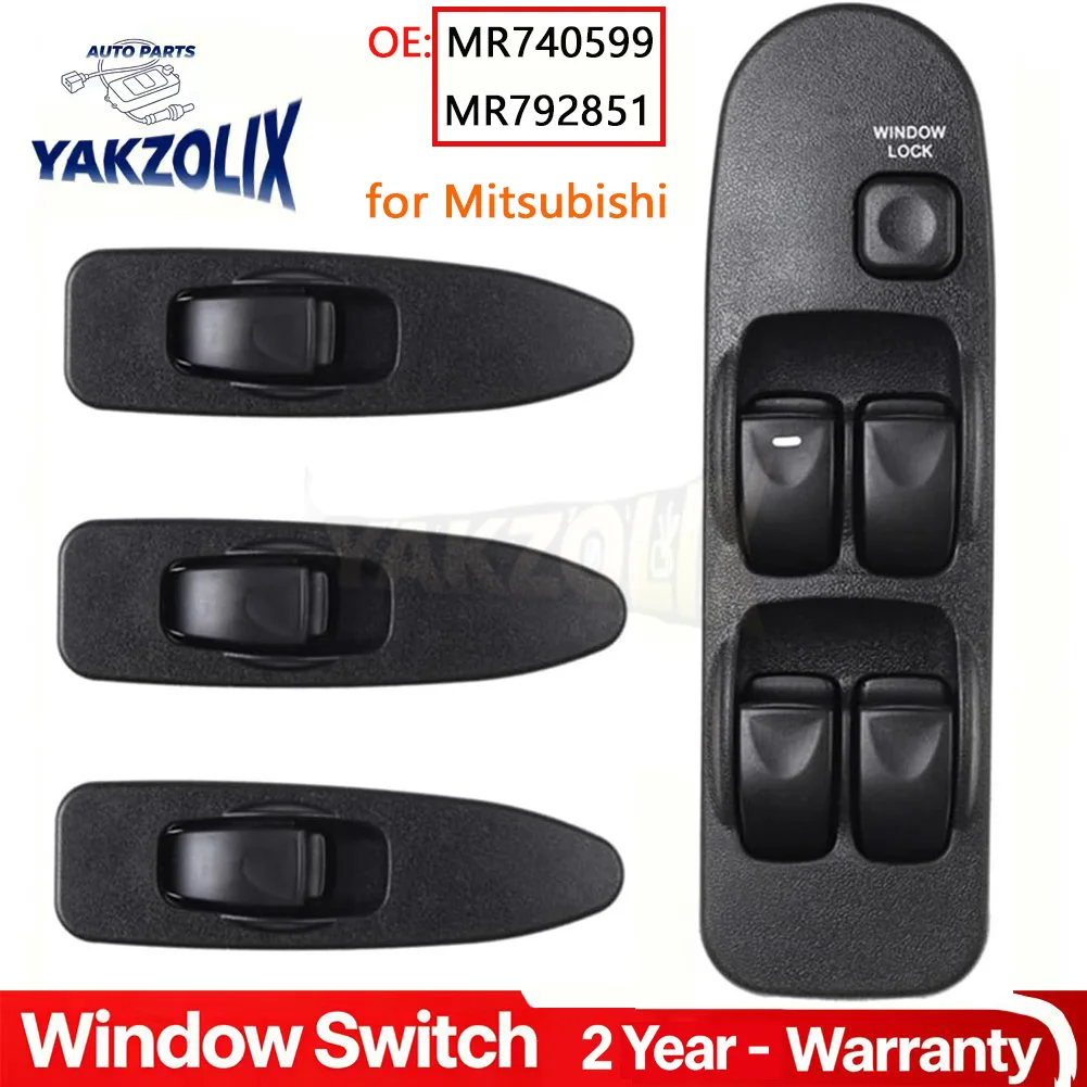 MR740599 MR792851 Power Window Switch Control Button for Mitsubishi Carisma Space Star 1995-2006 Window Glass Lifter Switch