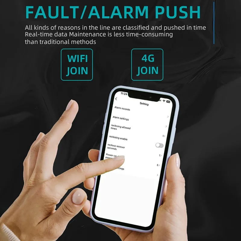 4P 1-100A WiFi Photovoltaic Smart Meter 1PH WiFi Smart Energy Monitor Solar Bidirectional Smart Reclosing Protector for Home view 5