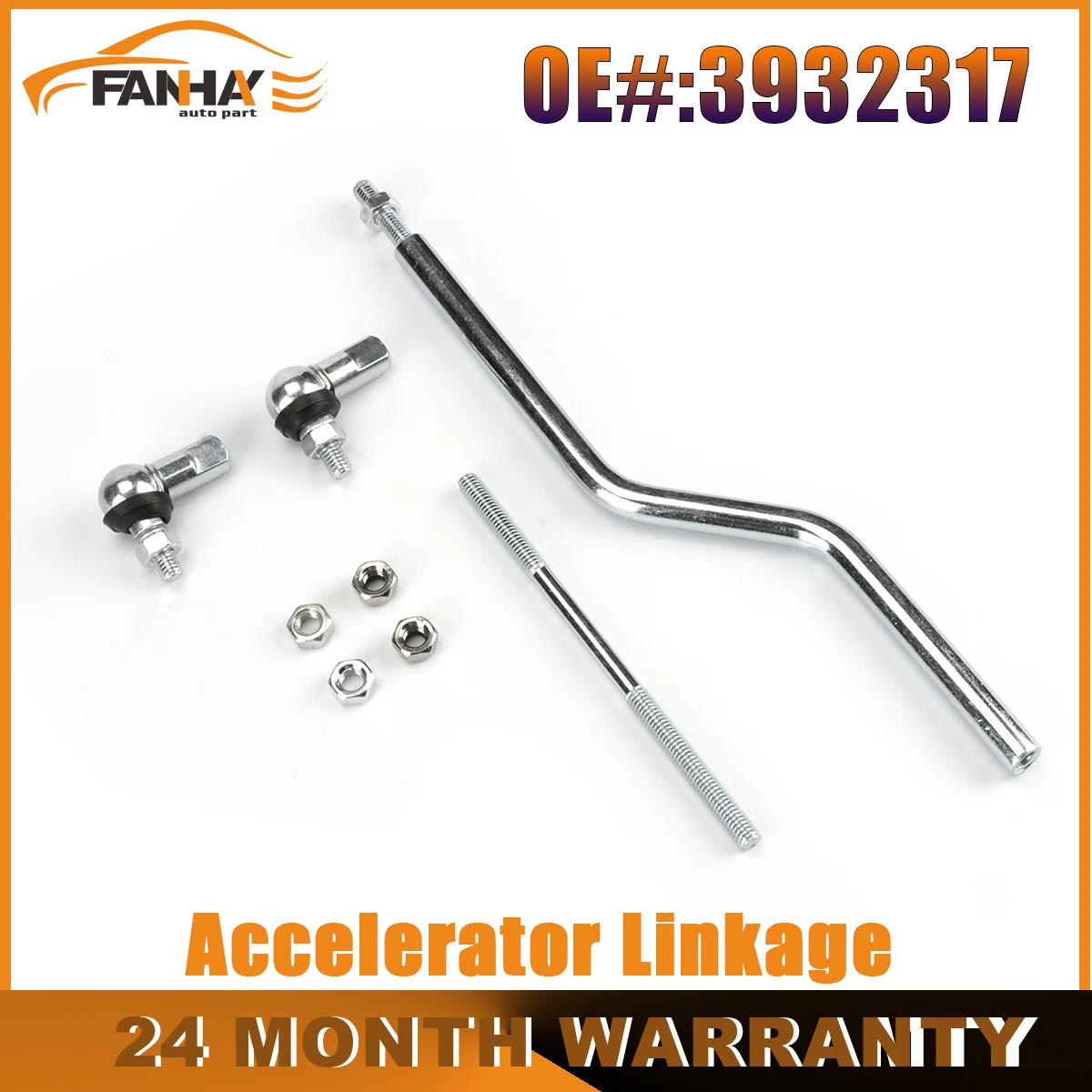 

3932317 Accelerator Linkage Assembly Kit Throttle Rod Linkage Ends Ball Joints For Dodge Ram 2500 3500 Cummins For Joints Dodge
