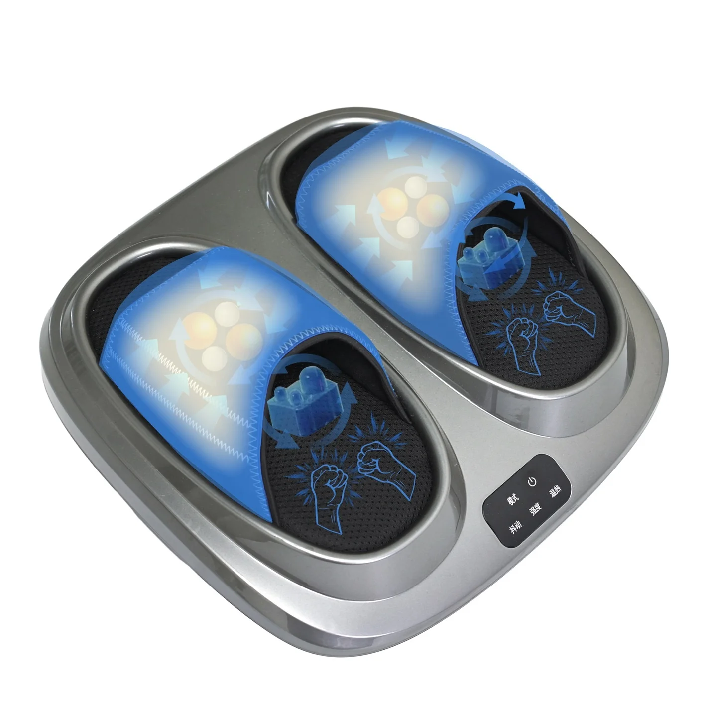 

Heating and Timing Features Shiatsu Vibration Massager New Design Electric Foot Massager for Legs