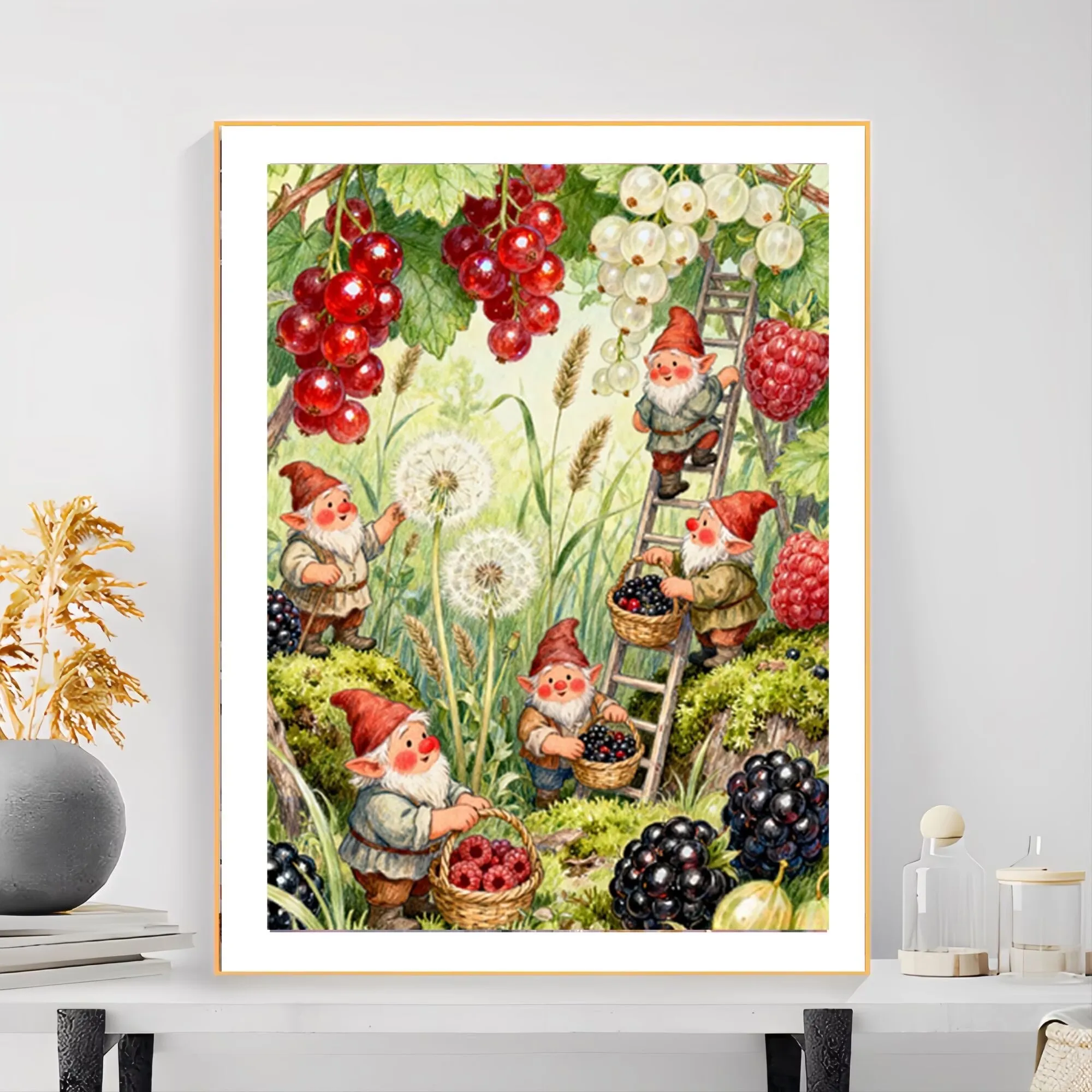 

Printed Kits Cross Stitch Dwarf 11CT 9CT Embroidery DIY Cotton Needlework Sets Crafts With Needles