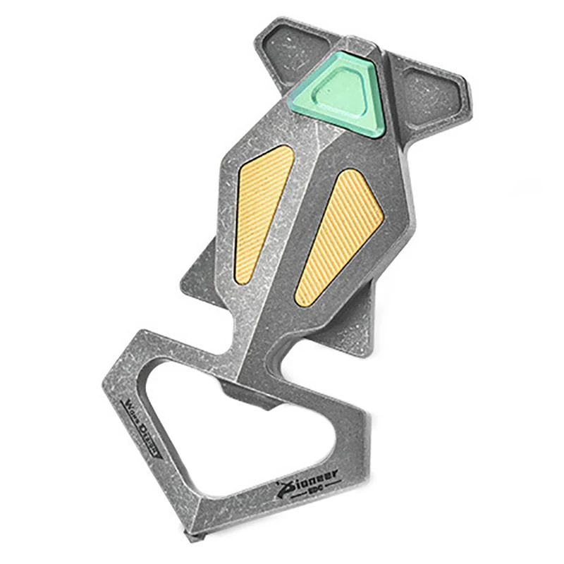 Little Frog Titanium Alloy Multifunctional EDC Tool With Back Clip Portable Outdoor Survival Carry Tool