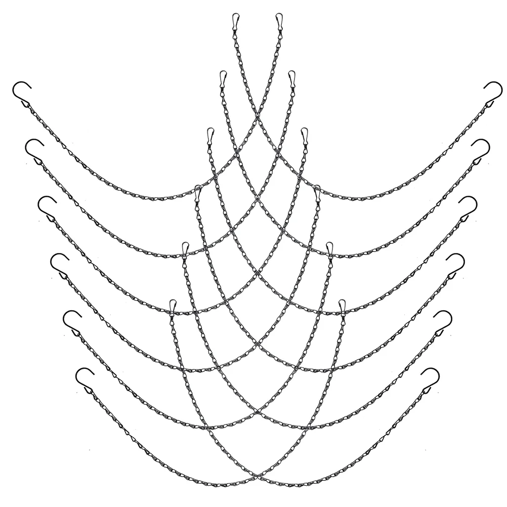 발코니에 거는 바구니, 집 장식, 꽃 체인, 다리미 화분 체인, 새장, 10 개