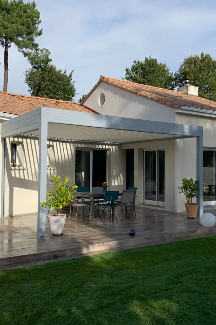 

Waterproof Outdoor Garden Yard Terrace Roof Event Waterproof Electric Adjustable Gazebo Bioclimatic Louvered Aluminum Pergola