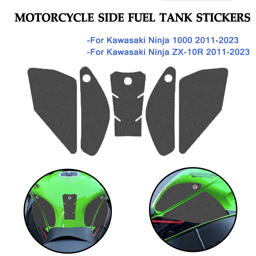 ZX10R Motorcycle Fuel Tank Pad Stickers Gas Pad Decoration Decals Protector For Kawasaki Ninja1000 Ninja ZX-10R 1000 2011-2023